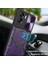 Honor 90 Lite 5g Için Çift Katmanlı Telefon Kılıfı, Slayt Kamera Kapağı ve Metal Gizli Braket ile Mor (Yurt Dışından) 3