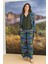Kadın Çiçek Desenli 3'lü Pijama Takımı 23136 1