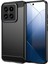 Xiaomi 14 Pro Global Için Brushed Carbon Fiber Silikon Kılıf 1