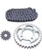 Motorsiklet Cgl 125 Ön Arka Dişli Zincir Set Çelik Jant Uyumlu 3