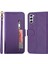 Samsung Galaxy S24 Buzağı Dokusu Pu Deri Fermuar Cep Kapağı (Yurt Dışından) 1