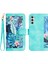 Samsung Galaxy S24+ Çiçek Deseni Deri Kapağı (Yurt Dışından) 1