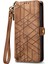 Samsung Galaxy S24 Geometri Deseni Fermuar Cep Telefonu Kapağı (Yurt Dışından) 5