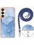 Samsung Galaxy S24+ Crossbody Case Mermer Tpu Telefon Kapağı (Yurt Dışından) 4