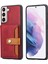 Samsung Galaxy S24+ Buzağı Doku Kartı Tutucu Pu Deri+ Tpu Kapak (Yurt Dışından) 2