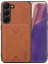 Samsung Galaxy S24+ Şok Geçirmez Deri+ Tpu Telefon Kapağı Kart Yuvalı (Yurt Dışından) 1