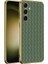 Samsung Galaxy S24 Cep Telefonu Kılıfları Pu Deri+Tpu+Pc Dokuma Doku Kapağı (Yurt Dışından) 1
