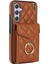 Samsung Galaxy S24+ Cep Telefonu Kılıf Kart Çanta Yüzüğü Kickstand Pu+ Tpu Crossbody Cover (Yurt Dışından) 1