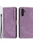 Samsung Galaxy S24 Pu Deri Dondu Baskılı Cep Telefonu Stand Kabuk Flip Case (Yurt Dışından) 1