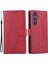 Samsung Galaxy S24 Cep Telefonu Kılıfları Strap Baskı Pu Deri Kapağı (Yurt Dışından) 1