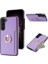 Samsung Galaxy S24+ Kart Tutucu Deri+ Tpu Ring Kickstand Cover (Yurt Dışından) 2