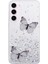 Samsung Galaxy S24 Tpu+Pvc Işıltı Epoksi Kelebek Dekor Kapağı (Yurt Dışından) 1