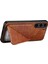 Samsung Galaxy S24+ Kart Tutucu Kickstand Timsah Doku Deri+Pc+Tpu Kapak (Yurt Dışından) 4