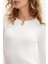 Styleboom x Peraluna Dorset Dress Toka Detaylı Ribana Örgü Midi Kadın Triko Elbise - Ekru 4