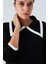 Grace Dress Rahat Kesim A Form Rayon Kadın Triko Elbise siyah 5