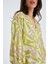 Akıra Dress Bol Kesim 117 cm Mat Dokulu Yazlık Kadın Elbise fıstık/lila 4