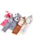 Gri Peluş Dolgu Çocuk Koltuğu Emniyet Kemeri Örtüsü Omuz Pedleri Koruma Oto Aksesuarları Sevimli Karikatür Araba (Yurt Dışından) 3