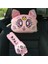 1 Kemer Pembe Tarzı Peluş Kitty Araba Yastıkları Luna Kedi Koltuk Boyun Desteği Araba Kafalık Yastığı Oto Boyun Dayanağı Yastığı Iç Araba Aksesuarları (Yurt Dışından) 2