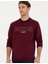 Pierre Cardin Erkek Bordo Regular Fit Bisiklet Yaka Sweatshirt 50279532-VR014 3