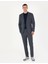 Erkek Lacivert Ekstra Slim Fit Spor Takım Elbise 50277602-VR033 1