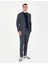 Erkek Lacivert Ekstra Slim Fit Spor Takım Elbise 50277602-VR033 3