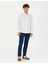 Erkek Beyaz Slim Fit Uzun Kollu Basic Gömlek 50277645-VR013 4