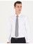 Erkek Beyaz Slim Fit Uzun Kollu Basic Gömlek 50280213-VR013 3
