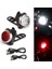 Açık Bisiklet Su Geçirmez Cob 3 LED USB Şarj Edilebilir 4 Mod Bisiklet Gece Ridefront Kafa Lambası ve Arka Kuyruk Lambası (Yurt Dışından) 3