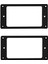 Metal Humbucker Pikap Halkası Kapak Çerçevesi Değiştirme Lp Gitar Montajlı Elektro Gitarlarla Uyumlu (Siyah) (Yurt Dışından) 5