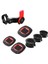 Bisiklet Scooter Navigasyon Telefon Braketi Tutucu Ayarlanabilir Motosiklet Gidon Kök Destek Rafı Bisiklet Kırmızı Set 2 (Yurt Dışından) 1