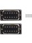 Adet (1 Takım) Siyah Humbucker Çift Bobin Elektro Gitar Manyetikleri + Çerçeve Vidası (Yurt Dışından) 1