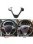 Araba Karbon Fiber Direksiyon Paneli Kapak Trim Çerçeve Etiket Ford Fiesta Için Mk7 2009-2017 Ecosport 2012-2017 (Yurt Dışından) 2