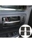 Karbon Fiber Iç Kapı Kase Kapağı Trim Etiket Toyota TUNDRA-2014 2015 2016 2017 2017 2018 2019 2020 2021, Siyah (Yurt Dışından) 5