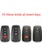 Silikon Karbon Fiber Araba Akıllı Anahtar Kılıfı Toyota Camry Için Rav4 Chr Prius Corolla Avalon 2018 2019 2020 2021 (Yurt Dışından) 3