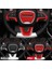 Dodge Challenger 2015-2020 Için 1 Adet Kırmızı Karbon Fiber Araba Direksiyon Sticker Kapak Trim Dekoratif, Orta (Yurt Dışından) 2