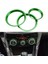 A/c Klima Kontrol Düğmesi Ses Radyo Düğmesi Anahtarı Dış Halka Kapak Trim Subaru Forester Crosstrek Impreza, Yeşil (Yurt Dışından) 4