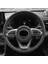Toyota Aqua/prıus C 2020 2021 Abs Gümüş Araba Iç Direksiyon Kılıfı Trim Profiller Araba Styling (Yurt Dışından) 2