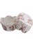 Cupcake Kalıbı Pet Kapsül Dalgalı Ruzgar Türübünü Desenli Kek Kalıbı 65X38 mm - 100'LÜ 3.8 cm 1