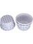 Cupcake Kalıbı Küçük Boy 44*35 mm - 100 Adet Puantiyeli Gümüş 2