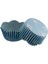 Cupcake Kalıbı Pet Kapsül Dalgalı Kek Kalıbı 65X38 mm - 100 Adet Fiyonklu Mavi 3.8 cm 1