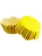 Vıp Cupcake Kalıbı Pet Kapsül Dalgalı Kek Kalıbı 65X38 mm - 100'LÜ Sarı 3.8x6.5 cm 3