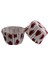 Kek Kalıbı Pet Kapsül 52X45 mm Kağıt Cupcake Kağıdı - 100'LÜ Bordo Kalp Desen 1