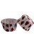 Kek Kalıbı Pet Kapsül 52X45 mm Kağıt Cupcake Kağıdı - 100'LÜ Bordo Kalp Desen 2