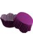 Cupcake Kalıbı Pet Kapsül Dalgalı Kek Kalıbı 65X38 mm - 100 Adet Mor 3.8x6.5 cm 1