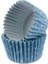Cupcake Kalıbı Pet Kapsül Kek KALIBI48X34 mm - 100 Adet Kar Desenli Mavi 1