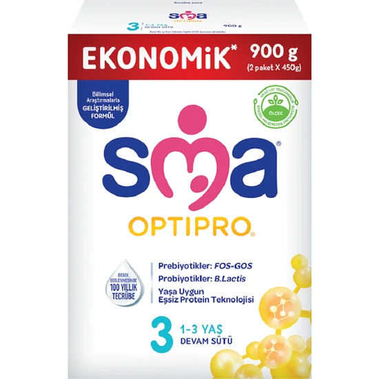Sma Optipro 3 Probiyotik Devam Sütü 900 gr