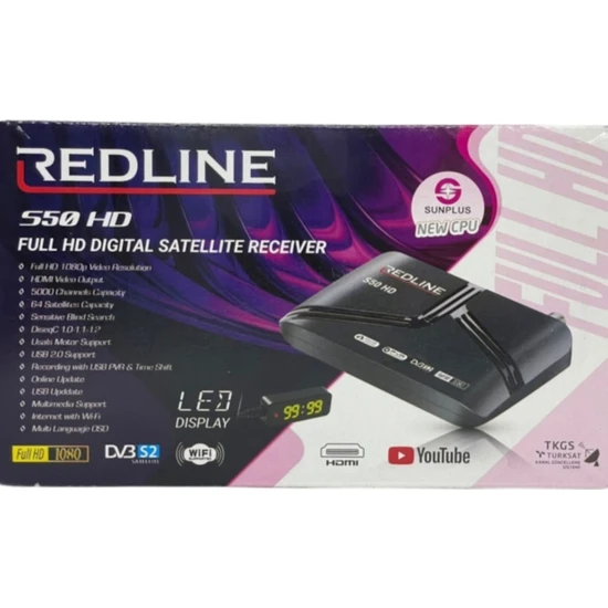 Redline S50 Hd Uydu Alıcısı Sunplus Cpu