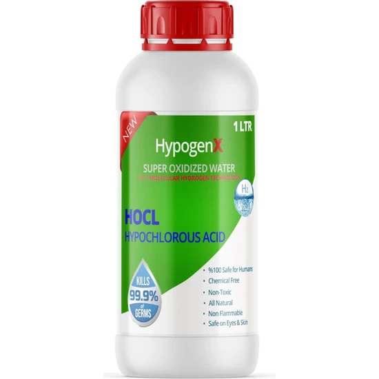 Hypogenx Genel Dezenfektan - 1.00 Litre Hipokloröz Asit Bazlı