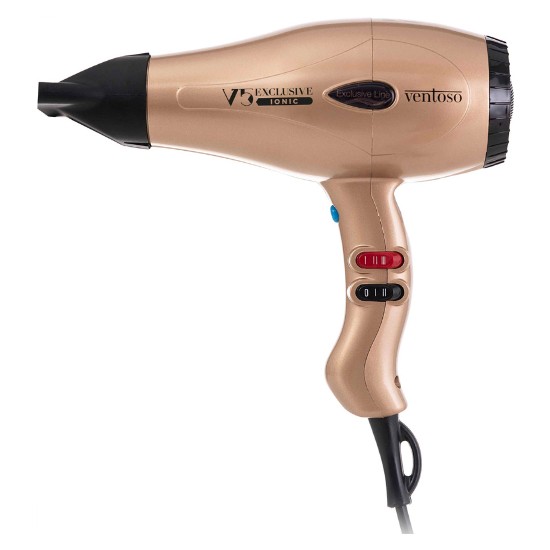 Ventoso V5 Exclusive İyonik 2500 W Profesyonel Fön Makinesi Goldy
