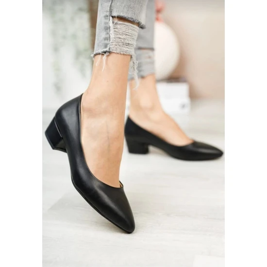 Bay Armedon Kadın Ayakkabı  Kısa Topuklu Klasik Ayakkabı Günlük Kısa Topuklu Abiye Ayakkabı 3 cm 1tek1